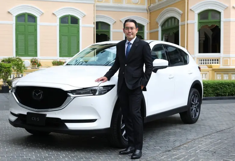 Mazda offers 15,000 Baht fuel card and relieve the burden of cost of living with 0% interest rate and free first class insurance