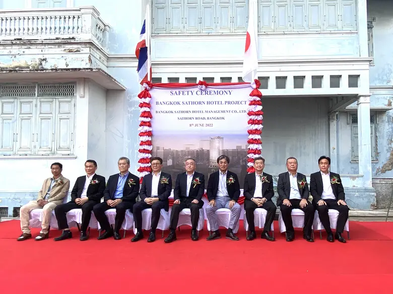 "ไพรัช เล้าประเสริฐ" ร่วมงาน SAFETY CEREMONY BANGKOK SATHORN HOTEL PROJECT