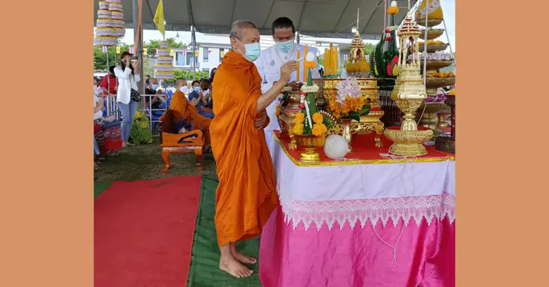 อบจ.ประจวบคีรีขันธ์ จัดพิธีทอดผ้าป่าสมัคคีสร้างรูปเหมือน "ขุนรองปลัดชู" วีรบุรุษเมืองวิเศษไชยชาญ