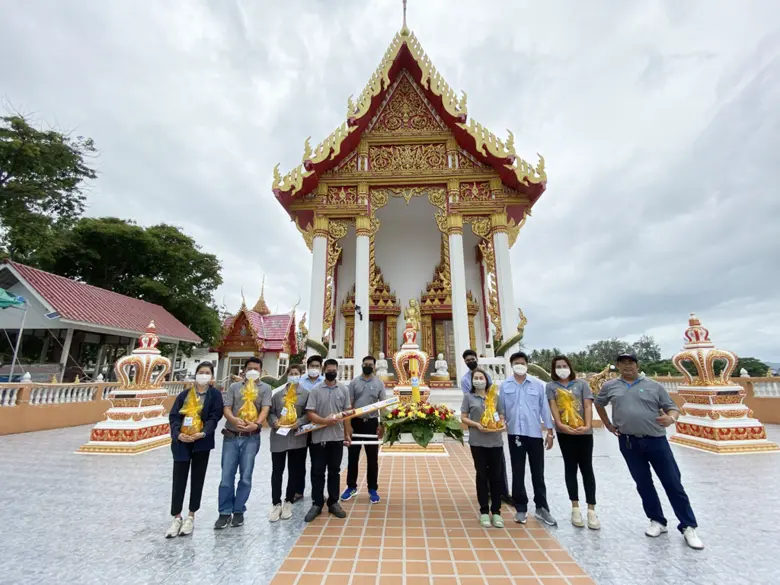 "ท่าเรือประจวบ" ร่วมสืบสานประเพณี ถวายเทียนพรรษา ประจำปี 2565