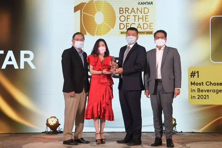 NESCAFE, Thailand's Quality Coffee Leader, Wins Brand of the Decade Award in Beverage Category from Kantar, Brand Footprint Awards 2022