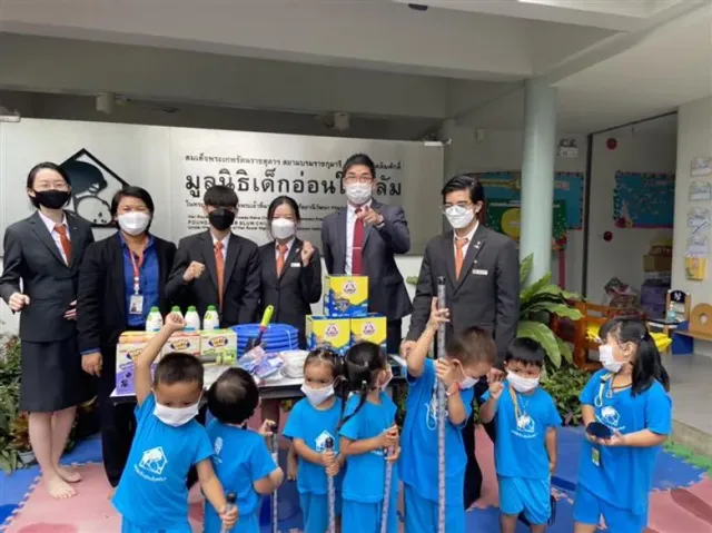 วิทยาลัยดุสิตธานี "ส่งต่อความสุขให้กับน้อง ๆ มูลนิธิเด็กอ่อนในสลัม"