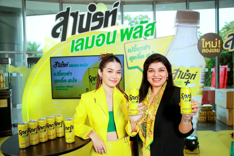 Sprite introduces newest innovation 'Sprite Lemon+', fizzy lemon soda drink containing high vitamin B3, invites Thai people to be first in world to 'Think Zesty'