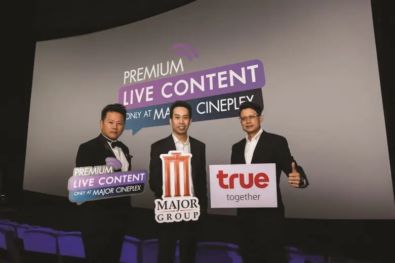 เมเจอร์ ซีนีเพล็กซ์ ผนึก ทรู ดึงคอนเทนต์ดังระดับโลก Live Streaming บนจอยักษ์ เปลี่ยนประสบการณ์การชมให้ฟินทะลุจอแบบเรียลไทม์