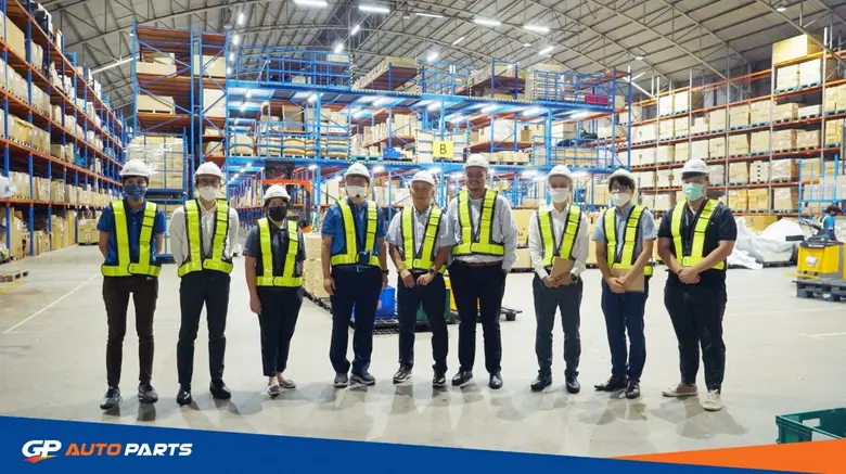 เยี่ยมชมระบบคลังสินค้า บริษัท GP Autoparts
