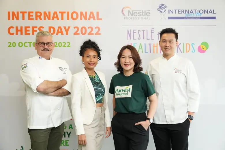 Nestle Professional, in collaboration with the World Chefs Association, celebrates  International Chefs Day, organizing a cooking workshop for children to promote delectable and environmentally friendly meal concepts while also encouraging Thai youth to b