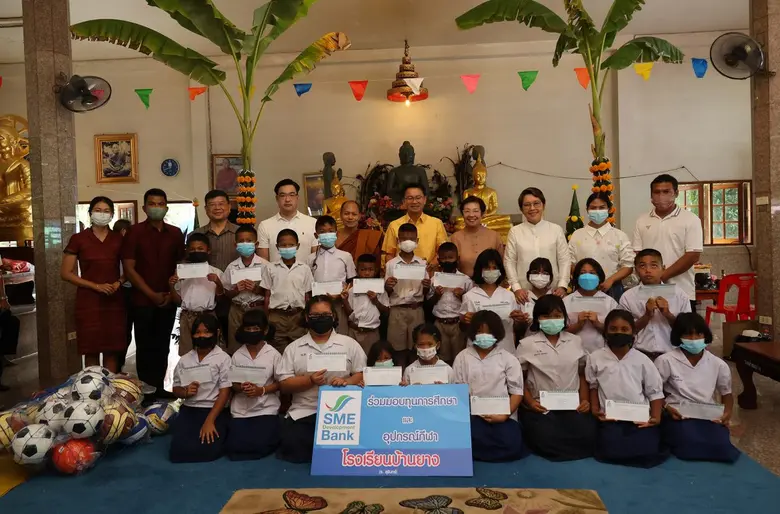 ธพว. พร้อมประชาชนผู้มีจิตศรัทธา ร่วมทำบุญทอดกฐินสามัคคี ปี 2565 บูรณะซ่อมแซม-ก่อสร้างมณฑปประดิษฐาน 'พระหยก' วัดป่าบ้านยาง จ.สุรินทร์