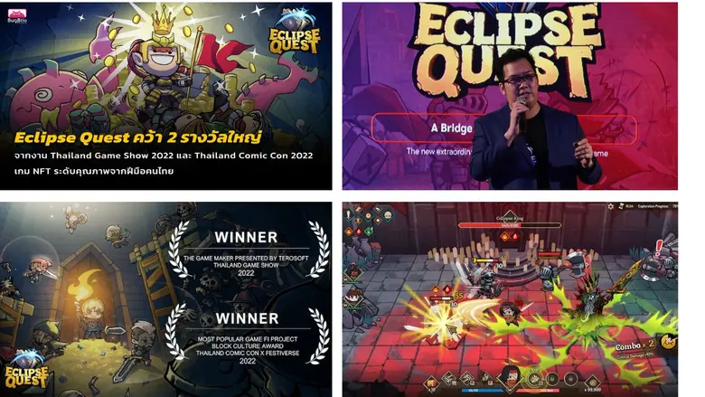 "Eclipse Quest" Wins 2 Major Awards Earning Recognition from Thailand TGS 2022 and Thailand Comic Con 2022