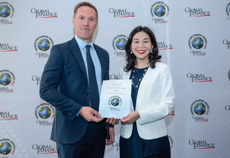 Bangkok Bank won Best Sub-Custodian Bank in Thailand for 15th consecutive year from Global Finance, a leading financial and banking magazine,  highlighting its excellence and potential as a leading financial institution in Thailand.