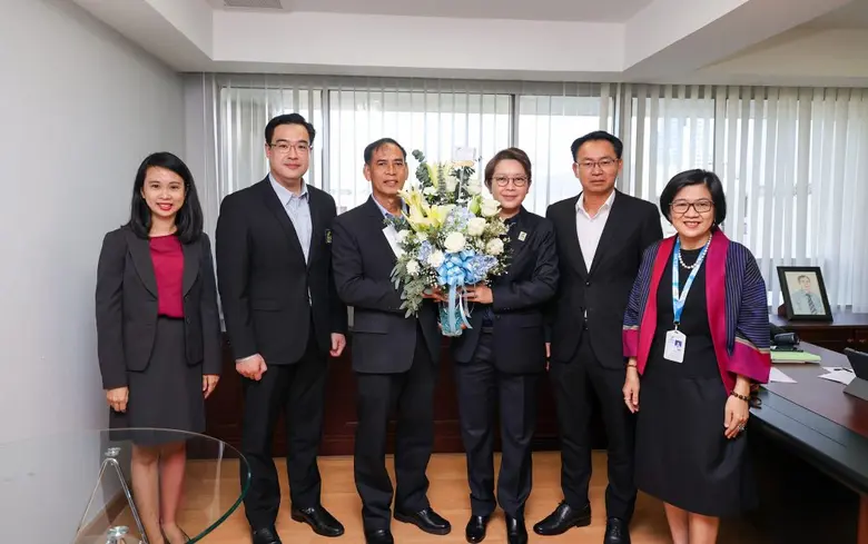 SME D Bank  แสดงความยินดี นายชาญวิทย์ นาคบุรี  ในโอกาสเข้าดำรงตำแหน่งผู้ตรวจราชการ กระทรวงการคลัง