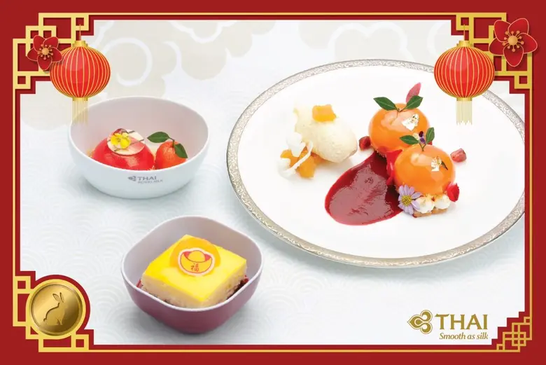 การบินไทยเสิร์ฟขนมหวานจานพิเศษต้อนรับเทศกาลตรุษจีน 2566