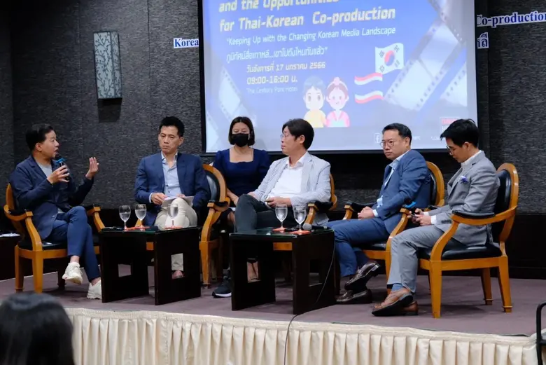 ผู้บริหารทรู ร่วมแบ่งปันมุมมอง ขับเคลื่อนอุตสาหกรรมคอนเทนต์ไทยสู่ระดับโลก ในงาน "ภูมิทัศน์สื่อเกาหลี…เขาไปถึงไหนกันแล้ว" จัดโดย กสทช.