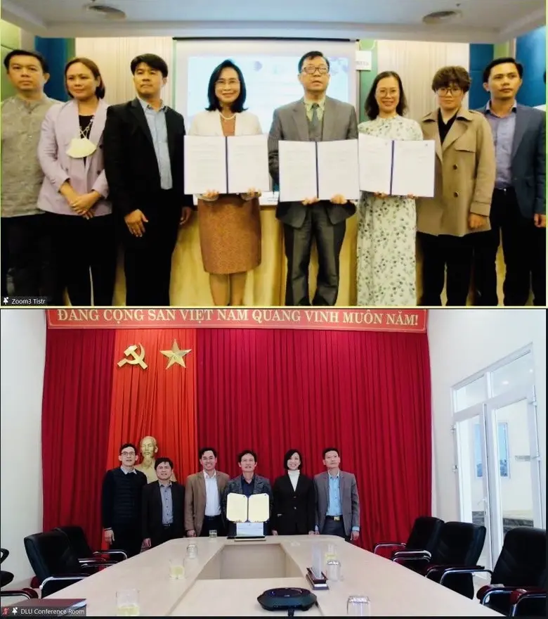 วว. ลงนาม มหาวิทยาลัย Dalat / สถาบัน VAST ประเทศเวียดนาม ร่วมวิจัยพัฒนา สายพันธุ์ไม้ดอกไม้ประดับ เพาะเลี้ยงเนื้อเยื่อ สารสกัดจากพืช-สมุนไพร