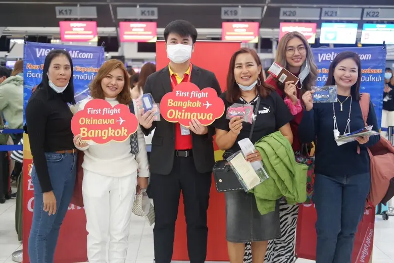 เริ่มแล้ววันนี้! ไทยเวียตเจ็ทบินตรง สุวรรณภูมิ - โอกินาว่า