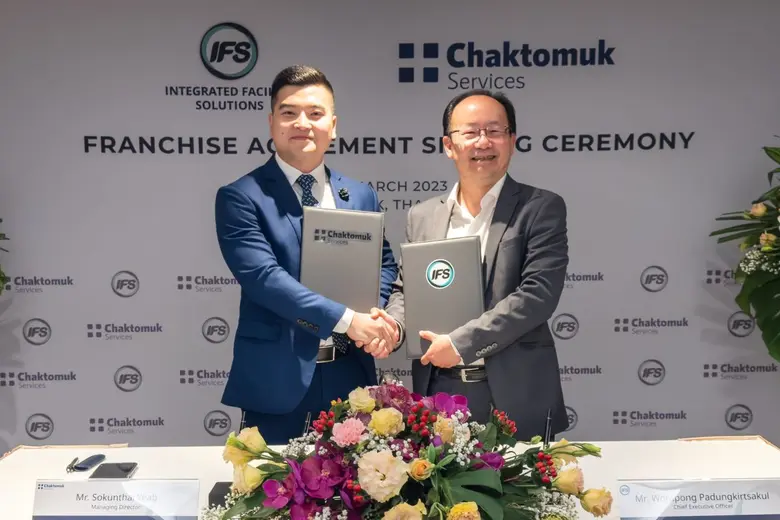 ไอเอฟเอส ผู้ให้บริการบริหารอาคารครบวงจรชั้นนำของไทย จับมือ จักตุมุข เซอร์วิสเซส เดินหน้ากลยุทธ์ขยายธุรกิจสู่ระดับภูมิภาคเอเชียตะวันออกเฉียงใต้