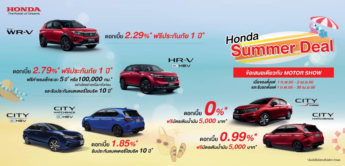 Honda highlights three models at Motor Show 2023 The all-new Honda WR-V, all-new Honda CR-V, and price announcement for the Honda Civic Type R together