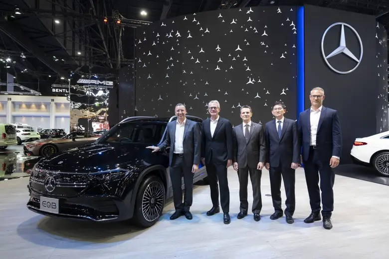 Mercedes-Benz unveils its new motto "Ambition to Lead" bringing a selection of luxurious models to booth A19 at the 44th Bangkok International Motor Show