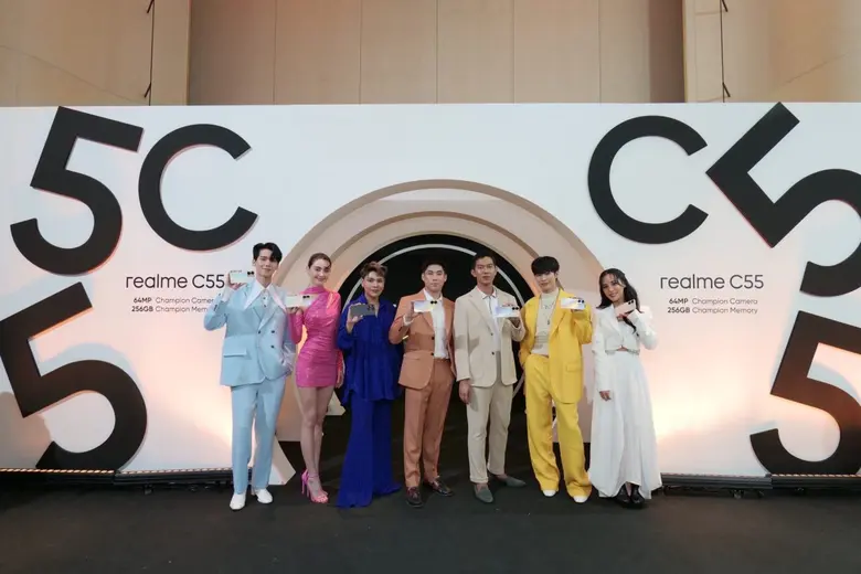 เรียลมี เปิดตัว 2 สมาร์ตโฟนที่ทุกคนรอคอย realme C55 เจ้าของฉายา "A Champion of The Segment" และ realme 10T 5G น้องใหม่ใน Number Series ที่คุ้มกว่าเดิม