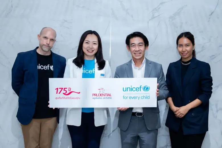 พรูเด็นเชียล ประเทศไทย และ พรูเด็นซ์ ฟาวน์เดชัน จับมือ ยูนิเซฟ ประกาศความร่วมมือครั้งแรก ส่งเสริมให้เด็กไทยช่วงปฐมวัยมีสุขภาวะที่ดีในทุกมิติ เพราะคือรากฐานสำคัญสู่อนาคต