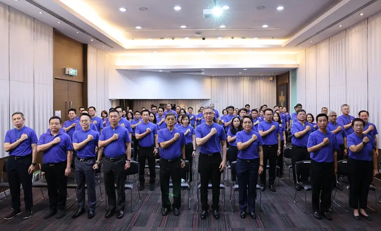 ธพว. จัดพิธีประกาศเจตนารมณ์ จริยธรรม จรรยาบรรณ ประจำปี 2566 ปฏิญาณตนปฏิบัติภารกิจด้วยความซื่อสัตย์ สุจริต ต่อต้านทุจริตทุกรูปแบบ