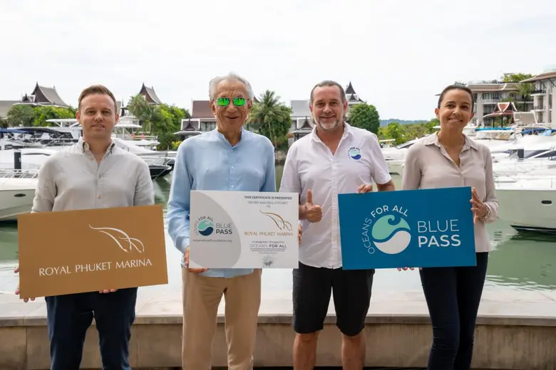 Anchored in Sustainability: ROYAL PHUKET MARINA Joins OCEANS FOR ALL's BLUEPASS Program