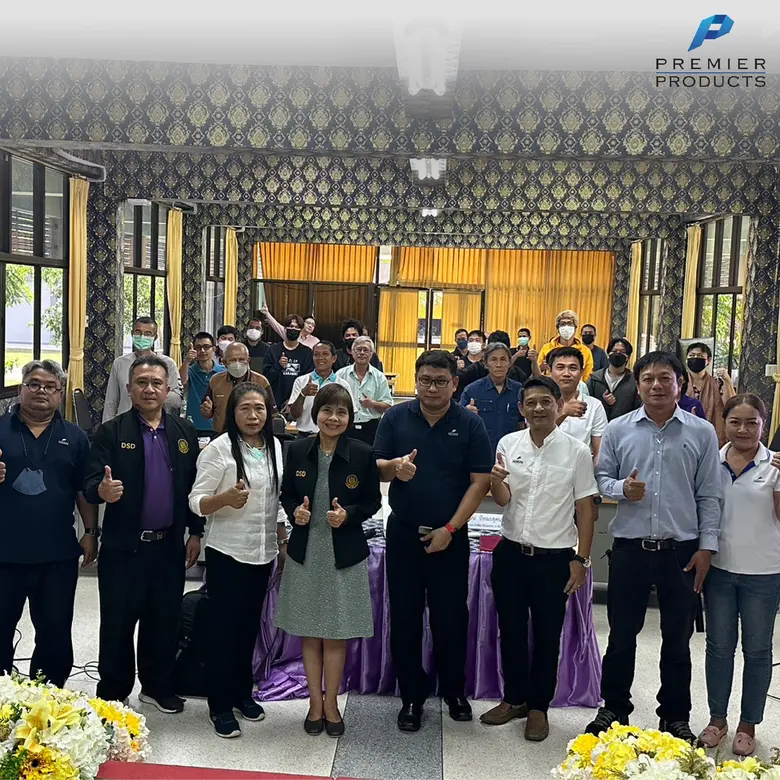 บริษัท พรีเมียร์ โพรดักส์ จำกัด (มหาชน) ร่วมกับ สถาบันพัฒนาฝีมือแรงงาน 19 เชียงใหม่ ดำเนินการจัดฝึกอบรม หลักสูตรการติดตั้งถังสำรองน้ำ ถังดักไขมัน และปั๊มน้ำอัตโนมัติ เทพโก้