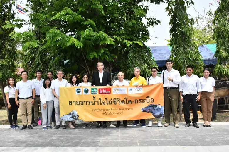 ก้าวสู่ปีที่ 14 CPP-KCP-DMT กับ "สายธารน้ำใจ ไถ่ชีวิต โค-กระบือ"
