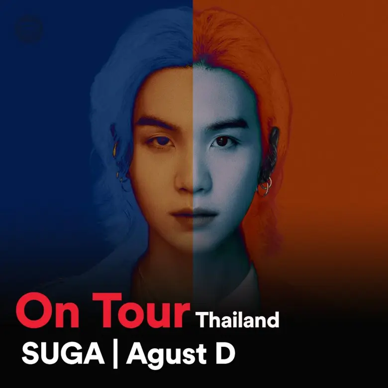 Prepare yourselves, ARMY! Tune in to "On Tour Thailand: SUGA l Agust D" on Spotify and get hyped for SUGA's epic solo tour