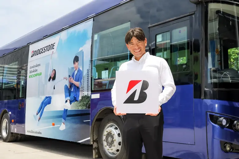 Bridgestone Provides Tires for Thai Smile Bus's Electric Buses Enhancing a Sustainable Electric Vehicle Society in Thailand
