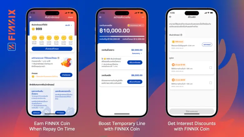 First Time in Nano Finance: FINNIX Launches "FINNIX Coin" to Reward Good Credit Customers with Temporary Credit Line Increases and Interest Discounts