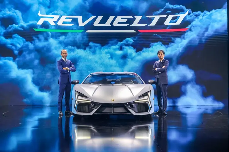 Bridgestone as Official Technical Partner with Lamborghini "Potenza Sport: Unleashing the Hybrid Power of the V12 HPEV Revuelto Super Sports Car"