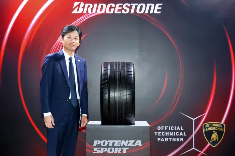 Bridgestone as Official Technical Partner with Lamborghini "Potenza Sport: Unleashing the Hybrid Power of the V12 HPEV Revuelto Super Sports Car"