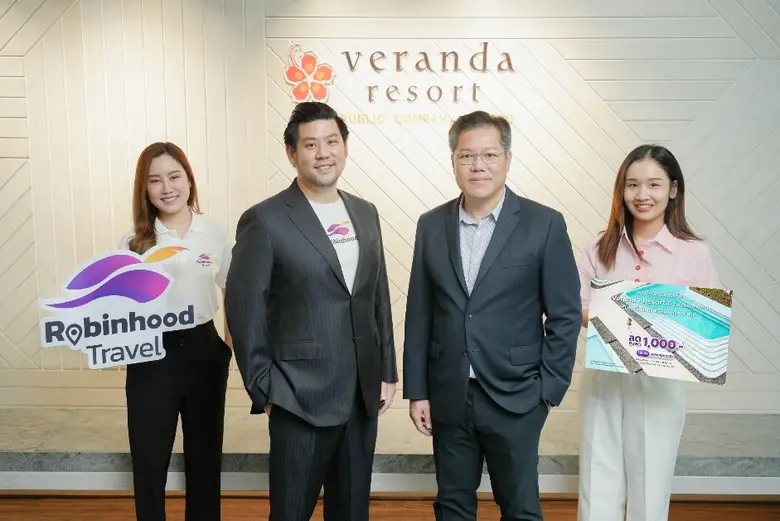 "Robinhood and Veranda Resort to unveil exclusive 'Robinhood x Veranda Resort' Campaign, offering 3-step discount up to 20% on long holiday stays