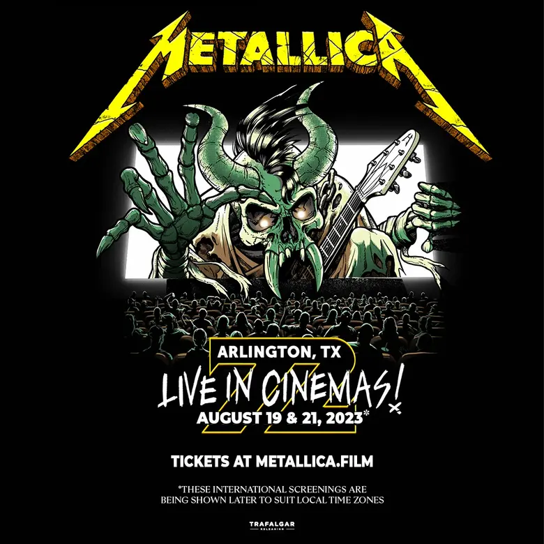 เมเจอร์ ซีนีเพล็กซ์ กรุ้ป เอาใจแฟนเพลงขาร็อควง METALLICA ถ่ายทอดสดคอนเสิร์ต "METALLICA M72 WORLD TOUR" 19 และ 21 สิงหาคม