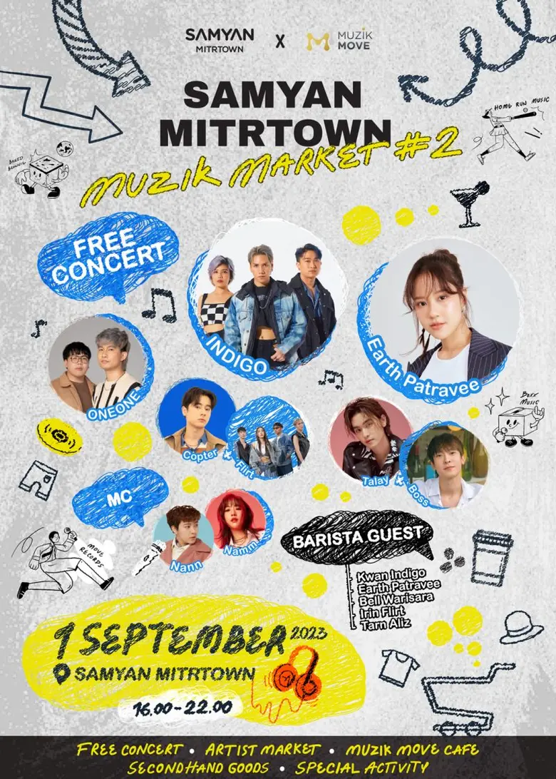 สามย่านมิตรทาวน์ ฉลองความสุขครบ 4 ขวบ แท็กทีมมิวซิกมูฟ ก่อการความสนุก อัดแน่นความฟินใน Samyan Mitrtown Muzik Market #2