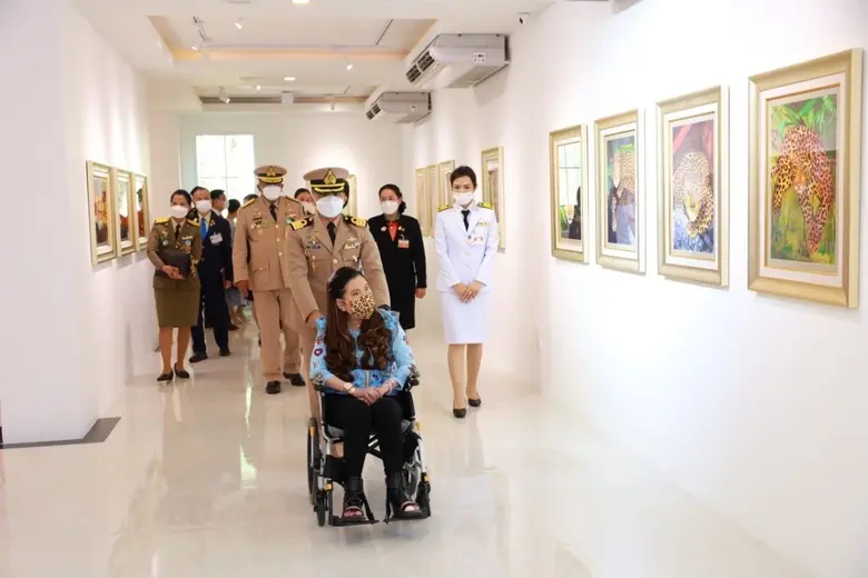 สมเด็จพระเจ้าน้องนางเธอ เจ้าฟ้าจุฬาภรณวลัยลักษณ์ อัครราชกุมารี กรมพระศรีสวางควัฒน วรขัตติยราชนารี เสด็จไปทรงเปิดนิทรรศการ "เมตตา" LOVING KINDNESS