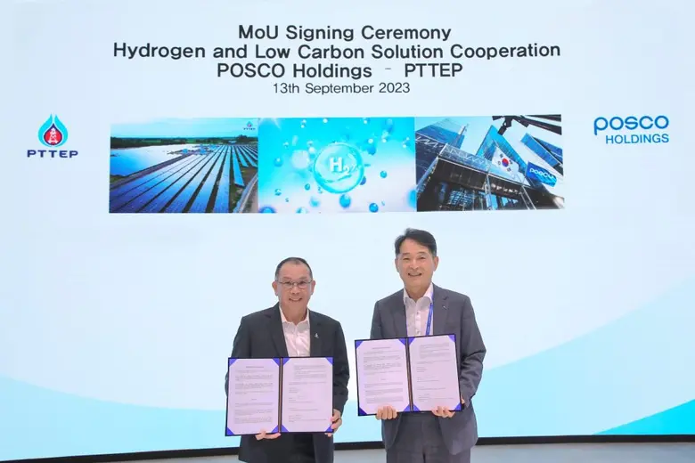 PTTEP strengthens ties with POSCO Holdings, pursuing clean energy business opportunity