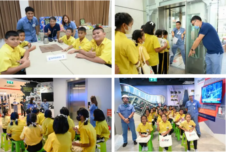 Mitsubishi Electric Thai Foundation X Mitsubishi Elevator Asia Organizes Science Classroom Year 8
