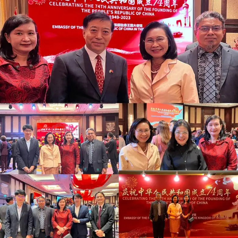 วว. ร่วมเป็นเกียรติงานเฉลิมฉลองวาระครบรอบ 74 ปี แห่งการสถาปนาสาธารณรัฐประชาชนจีน