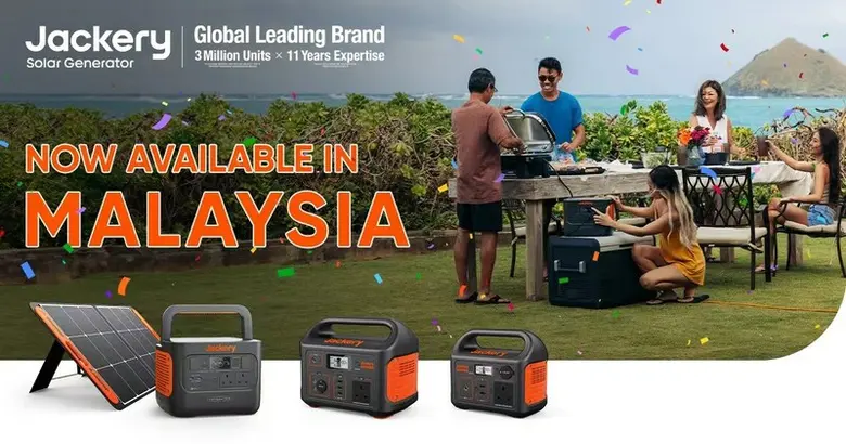 แจ็กเกอรี ส่งเครื่องกำเนิดไฟฟ้าพลังงานแสงอาทิตย์บุกตลาดมาเลเซีย มอบพลังงานสะอาด ปลอดภัย พกพาไปได้ทุกที่