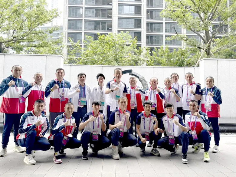 บางจากฯ สนับสนุนสมาคมกีฬามวยสากลแห่งประเทศไทย ในการแข่งขันมหกรรมกีฬาเอเชี่ยนเกมส์ ณ เมืองหางโจว พร้อมชวนคนไทยร่วมส่งกำลังใจเชียร์นักกีฬา