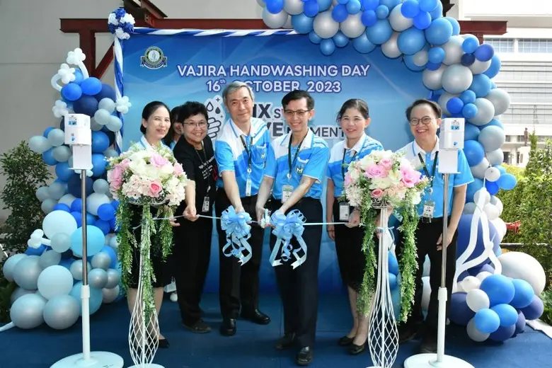 วชิรพยาบาล จัดกิจกรรมโครงการ Vajira Hand Washing Day "Six steps Five Moments" เนื่องในวันล้างมือโลก