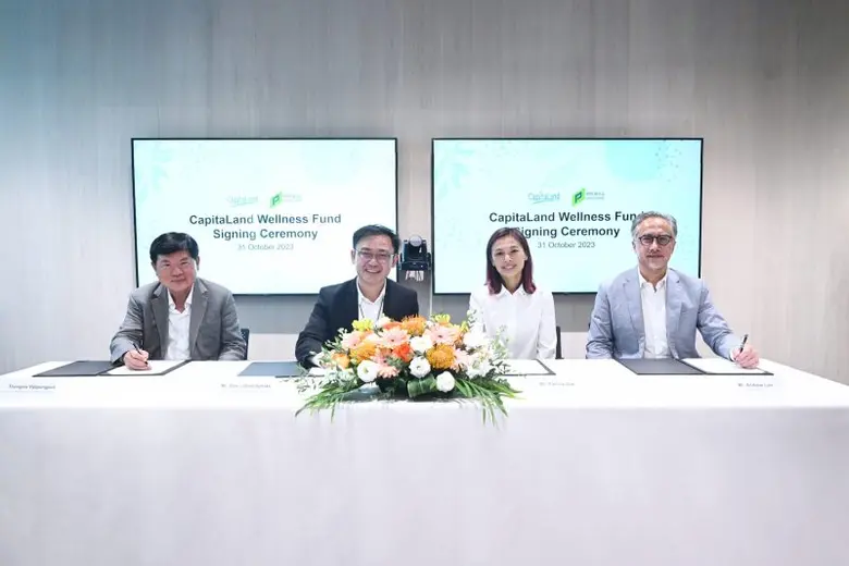 "CapitaLand" ยักษ์ใหญ่สิงคโปร์ จับมือ "พฤกษา โฮลดิ้ง" ตั้งกองทุน C-WELL เดินหน้าลงทุนสินทรัพย์เพื่อส่งเสริมสุขภาพและการอยู่อาศัย "อยู่ดี มีสุข"