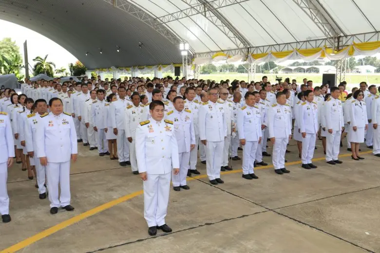 รมว.เกษตรฯ เป็นประธานในพิธีวางพานพุ่มฯน้อมรำลึกในพระมหากรุณาธิคุณพระบาทสมเด็จพระบรมชนกาธิเบศร มหาภูมิพลอดุลยเดชมหาราช บรมนาถบพิตร เนื่องในวันพระบิดาแห่งฝนหลวง ประจำปี 2566