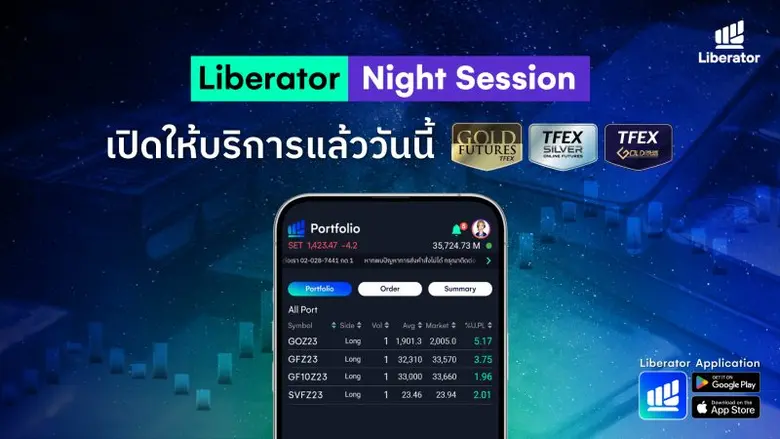 "บล.ลิเบอเรเตอร์" ปล่อยแสงได้ พานักลงทุนลุยเทรด Gold Online Futures!