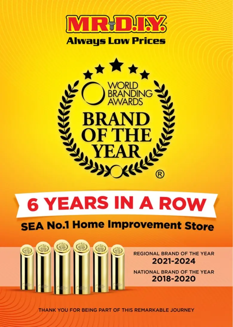 MR. D.I.Y. wins regional recognition again at the World Branding Awards