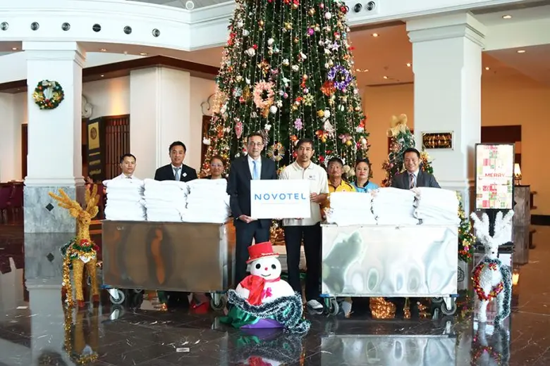 โรงแรมโนโวเทล สุวรรณภูมิ แอร์พอร์ต ร่วมส่งต่อผ้าเก่าสภาพดีให้แก่มูลนิธิมีชัย วีระไวทยะ