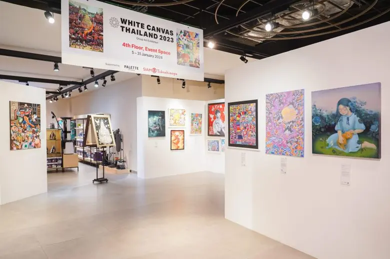 ห้างสรรพสินค้าสยาม ทาคาชิมายะ ร่วมกับ พาเลท อารต์สเปช จัดนิทรรศการ 'White Canvas Thailand 2023' ฉลองครบรอบ 50 ปีความสัมพันธ์อาเซียน-ญี่ปุ่น