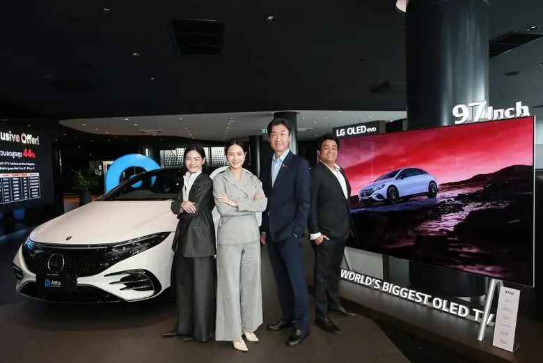 LG PARTNERS WITH ATTA AUTOHAUS TO SET NEW STANDARDS IN LUXURY CAR SHOWROOMS WITH THE WORLD'S LARGEST OLED TVs AND LIFESTYLE SCREEN FROM LG