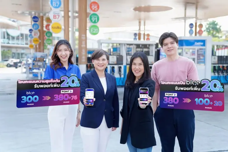PointX จับมือ blueplus+ ส่งแคมเปญต้อนรับปีมังกรทอง เพียงโอนคะแนนความสุขถึงกัน ระหว่างสมาชิก blueplus+ และ PointX รับพอยท์เพิ่ม 20%